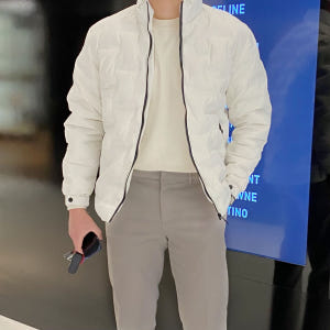 초경량패딩 남자경량패딩 블루종 착용 후기 | 사이즈/핏 총정리 - 상품 이미지 1