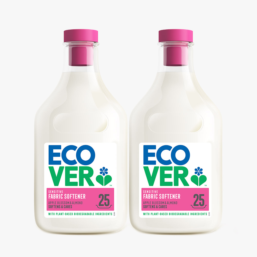 에코버 섬유유연제 사과꽃 아몬드향, 750ml, 2개 제품 이미지