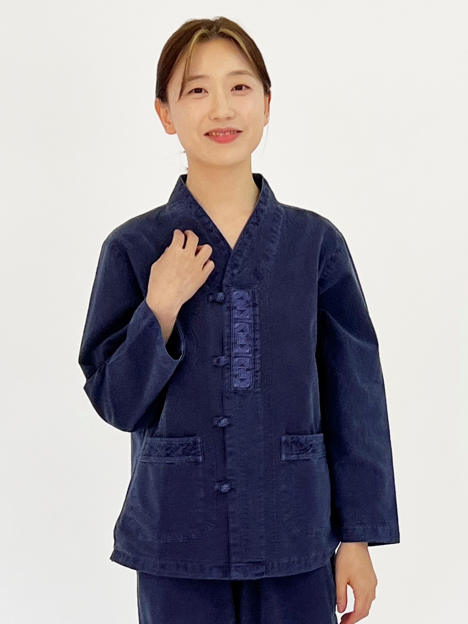 계절별 자수문양 상의 모음 여자 생활한복 여성 개량 한복 법복 계량 절복 - 상세 이미지 5