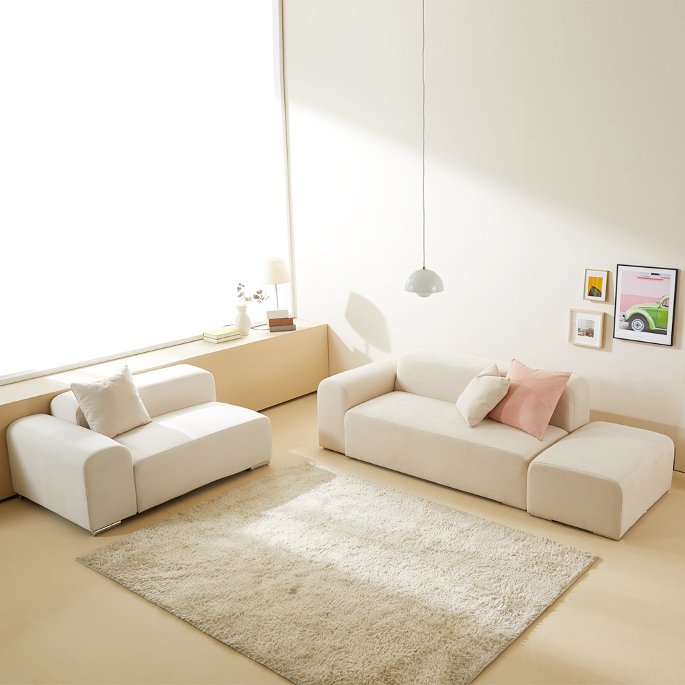 서광퍼니처 모야 아쿠아텍스 2인 3인 패브릭 소파 sk