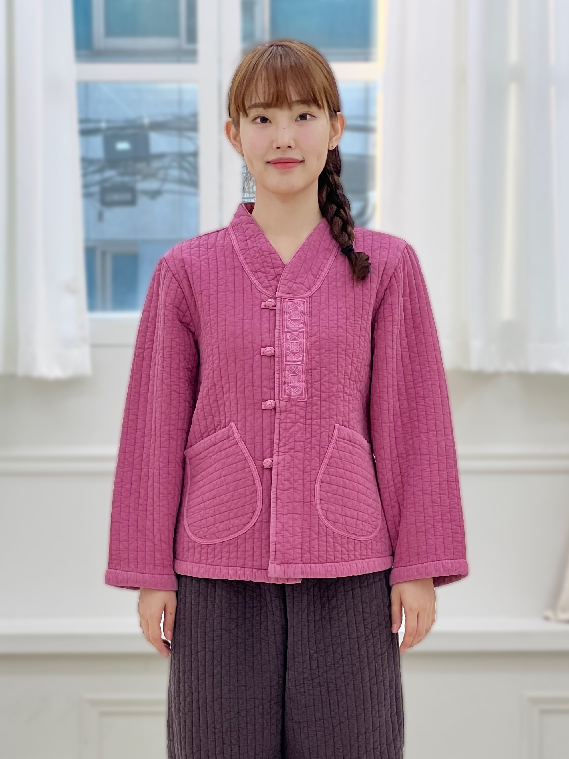 계절별 자수문양 상의 모음 여자 생활한복 여성 개량 한복 법복 계량 절복 - 상세 이미지 5