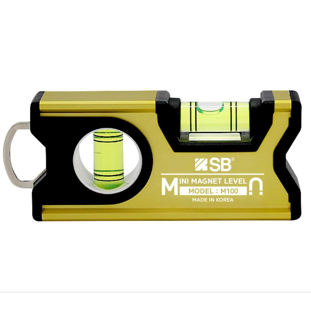 SB수평 미니수평 M100-Bb(블루/블랙) 수평기 수평계 측정기 - 상세 이미지 3