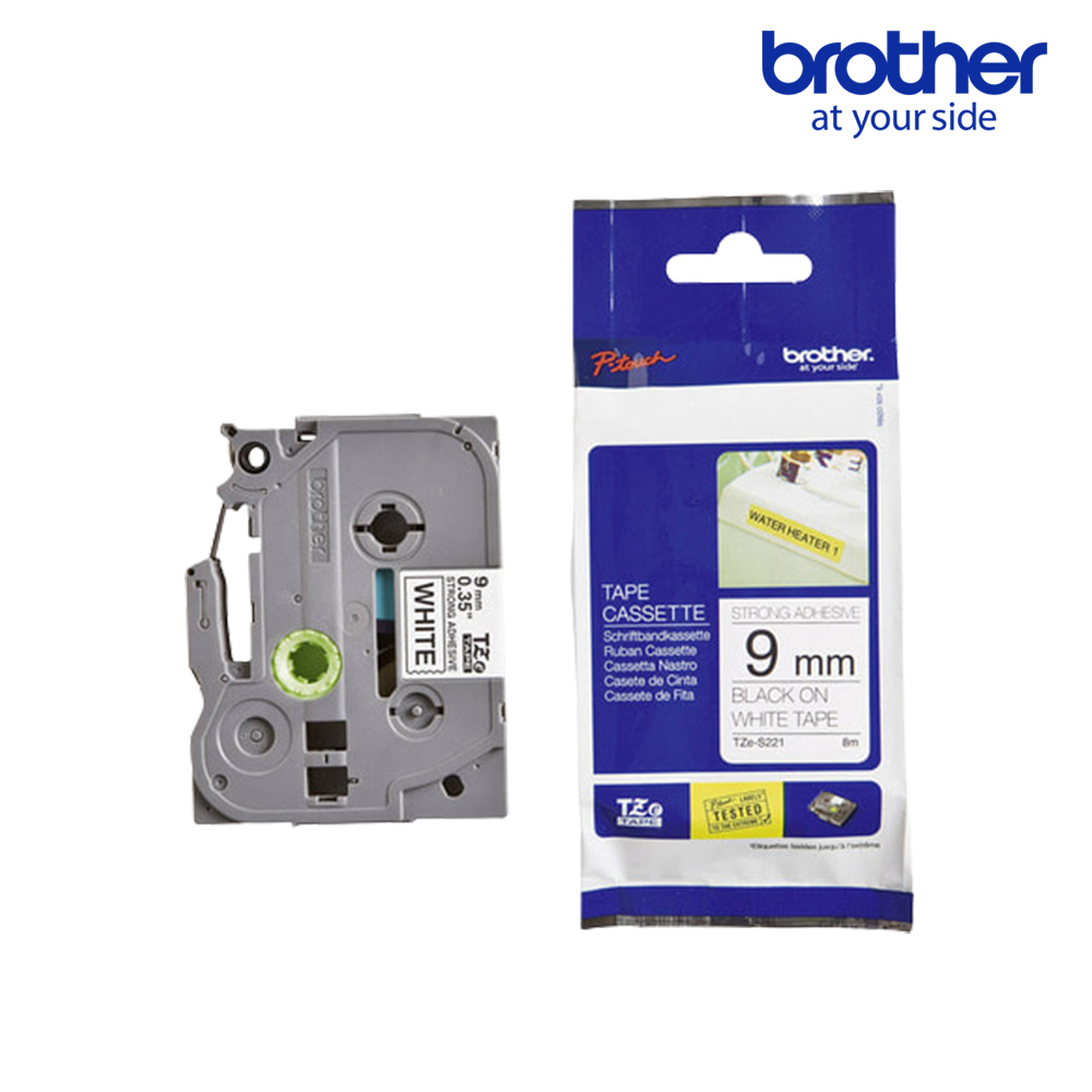 브라더 TZe-S221 정품 라벨테이프 9mm