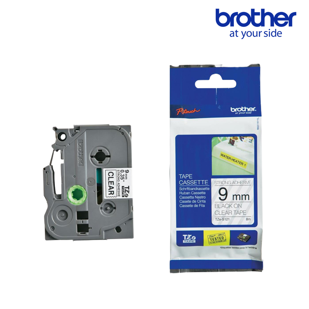 브라더 TZe-S121 정품 라벨테이프 9mm