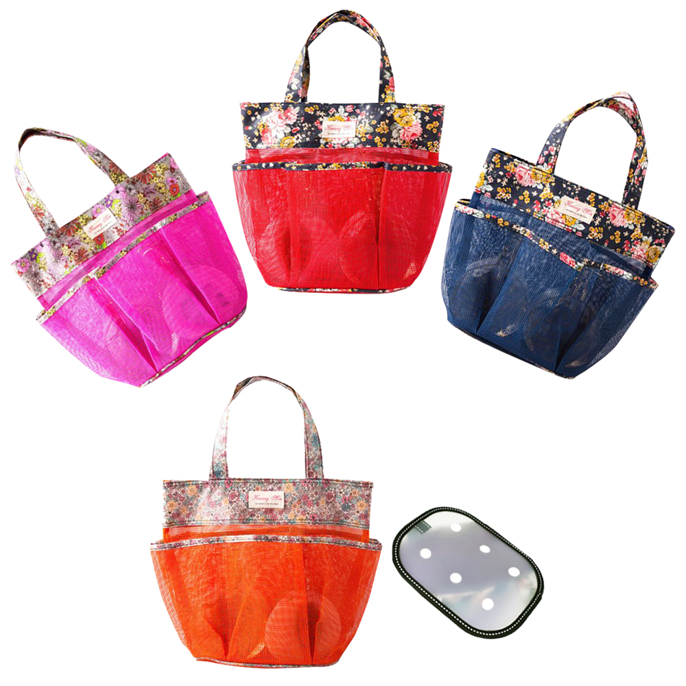 뷰레이터닷컴 베스트 매쉬 목욕가방 목욕탕 사우나 가방 스파백 받침대포함