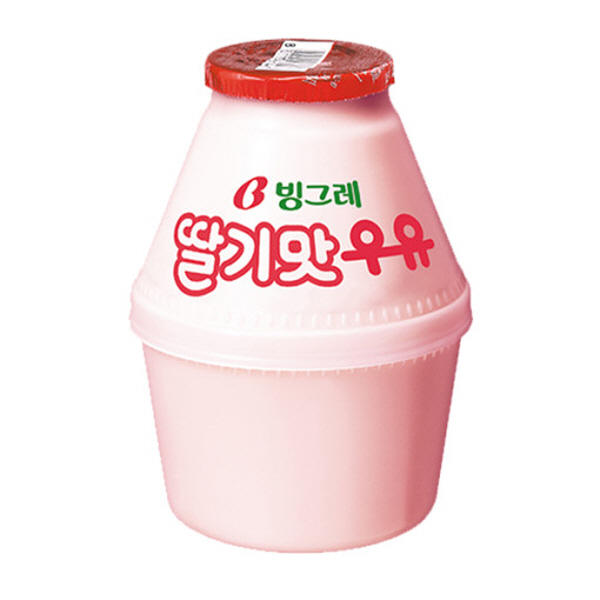 빙그레 단지우유 12개(바나나6+딸기6) 아이스박스 무료 - 상세 이미지 3