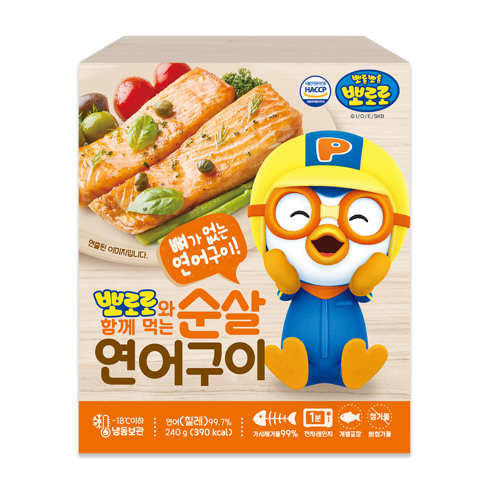 뽀로로와 함께 먹는 순살 생선 구이 3종 SET 고등어 연어 삼치 이미지 4