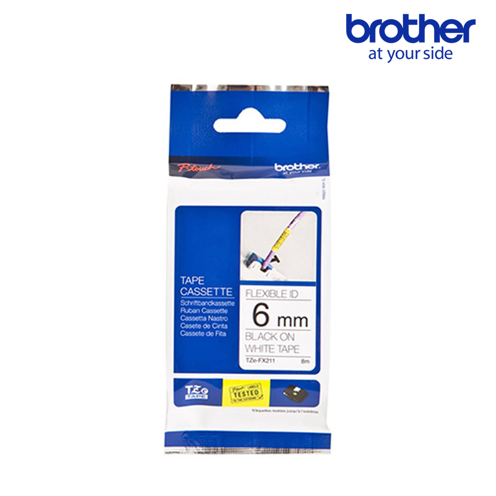 브라더 TZe-FX211 정품 라벨테이프 6mm