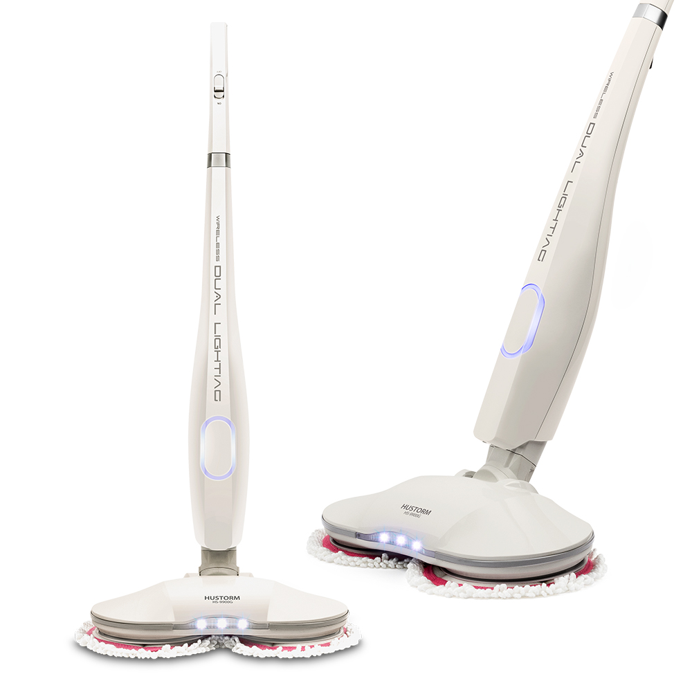 [N배송] 휴스톰 무선 듀얼스핀 물걸레청소기 아이보리 HS-9900G - 상세 이미지 5