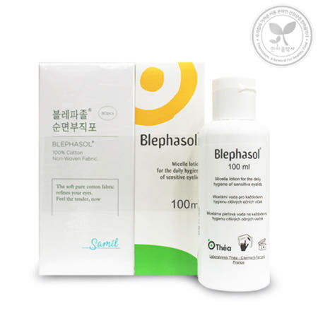 삼일 블레파졸 100ml 순면부직포80매 아이리무버