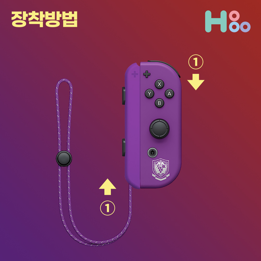 닌텐도스위치 조이콘 손목 스트랩 홀더 스칼렛바이올렛 포몬 OLED 호환 2P 이미지 7