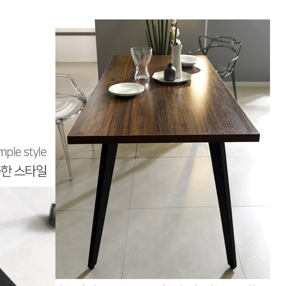 고급테이블 1500 강화유리식탁 매장테이블 업소용테이블