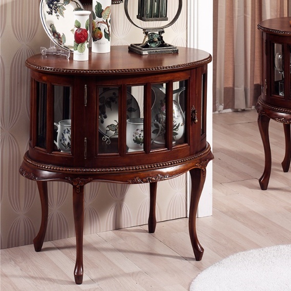 클래식 엔틱 장식장 서랍장식장 고급 빈티지진열장 콘솔장식장