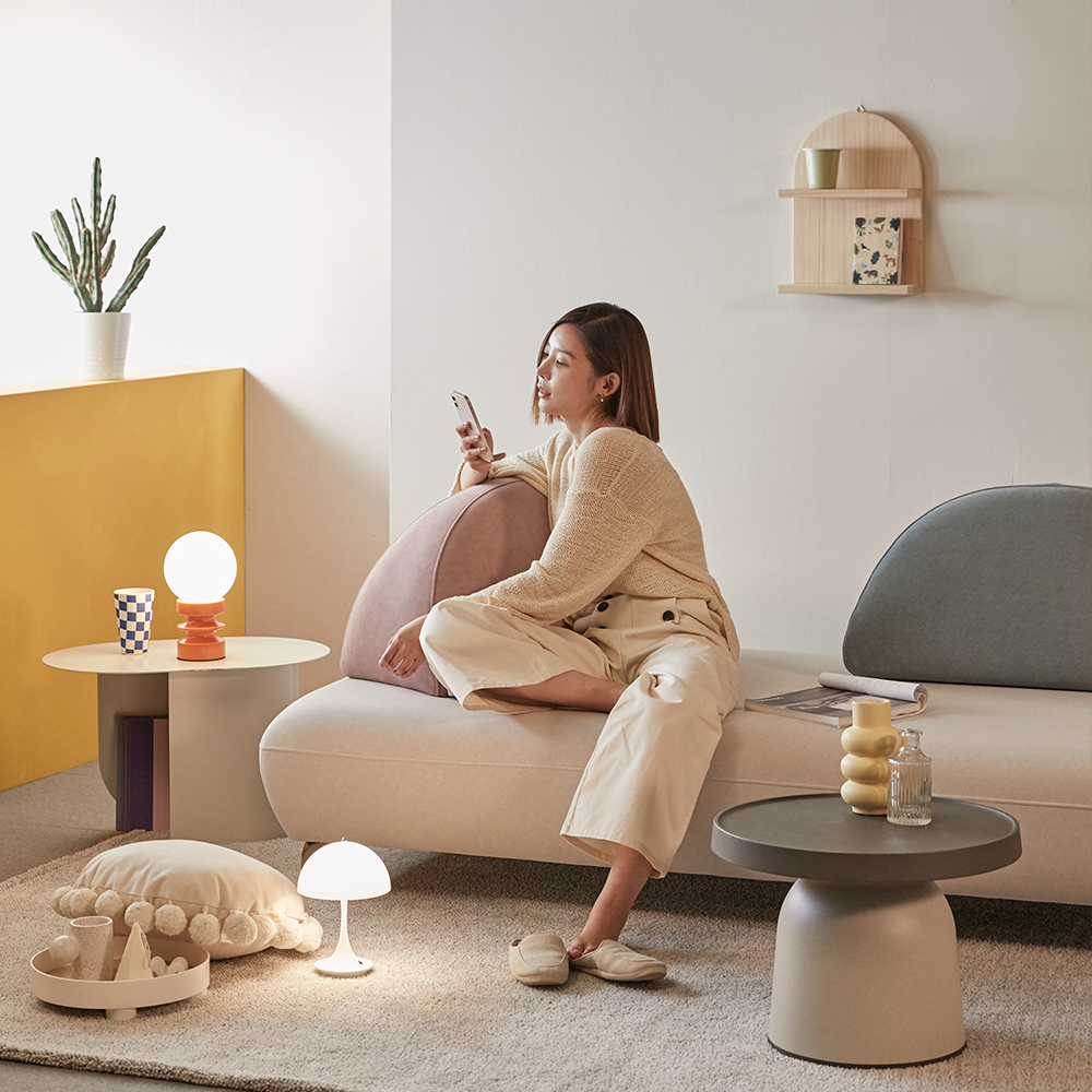 모던홈즈 트레스 모듈형 패브릭소파 3인용 이지클린 소파베드