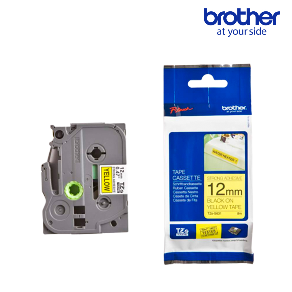 브라더 TZe-S631 정품 라벨테이프 12mm