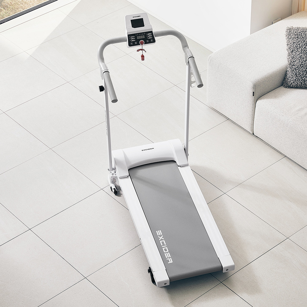 엑사이더 런닝머신 EW504 접이식 워킹 패드 저소음 경사 러닝 유산소 홈트 경사도 조절