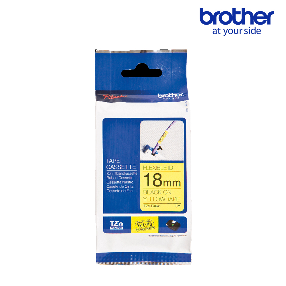 브라더 TZe-FX641 정품 라벨테이프 18mm