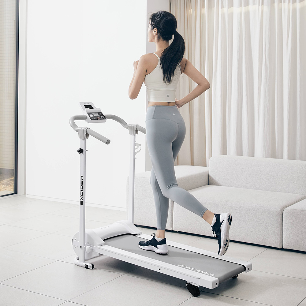 엑사이더 런닝머신 EW504 접이식 워킹 패드 저소음 경사 러닝 유산소 홈트 경사도 조절
