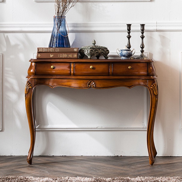 콘솔장식장 클래식 고급 엔틱 장식장 서랍장식장 빈티지진열장