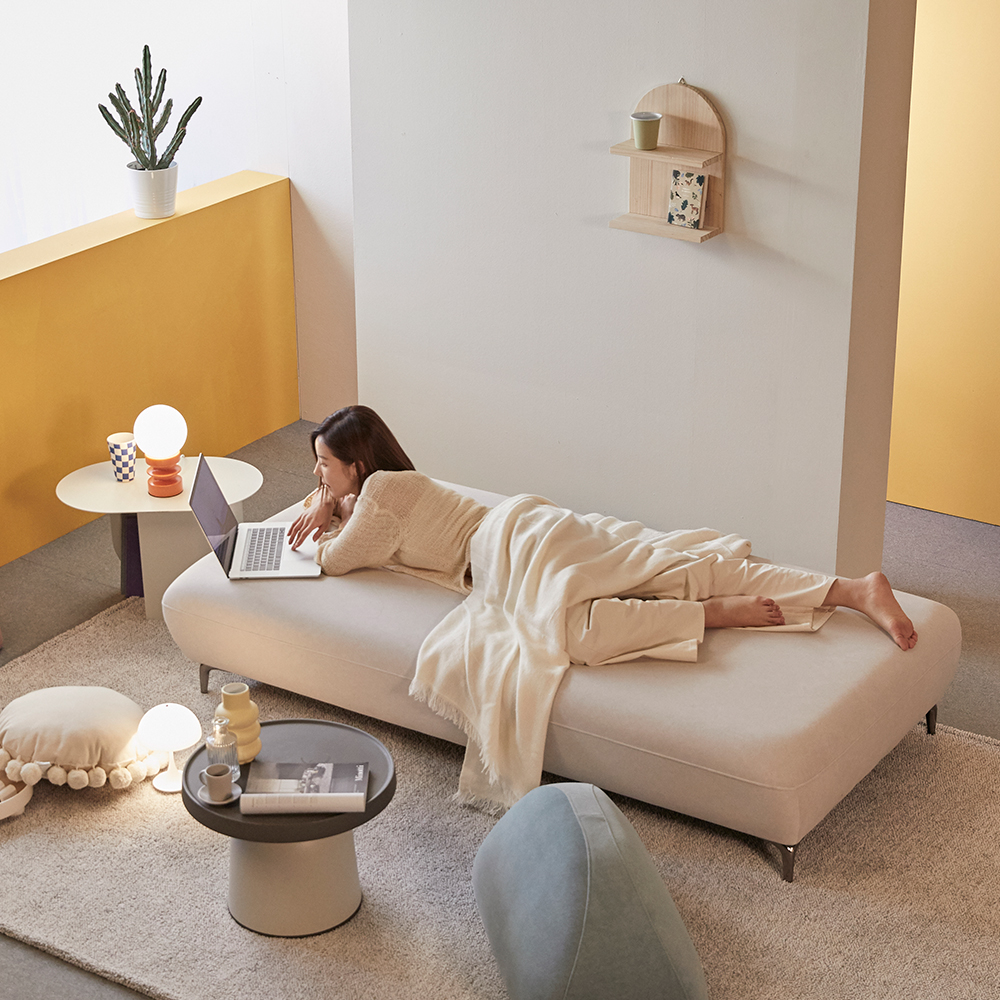 모던홈즈 트레스 모듈형 패브릭소파 3인용 이지클린 소파베드