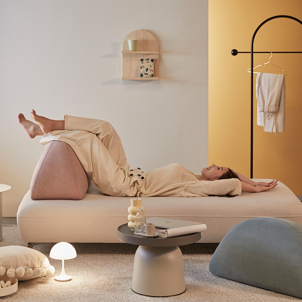 모던홈즈 트레스 모듈형 패브릭소파 3인용 이지클린 소파베드