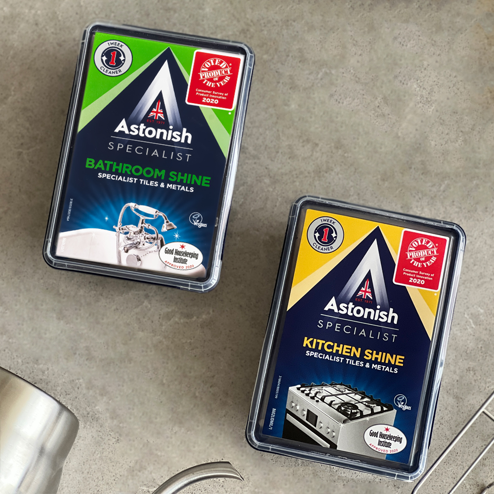 아스토니쉬 찌든때 클리너 2종 세트 주방용 450g+욕실용 450g