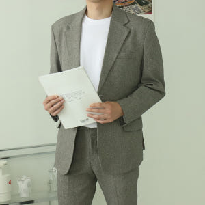 남자울자켓 정장마이 빅사이즈 블레이저 남자겨울자켓 착용 후기 | 사이즈/핏 총정리 - 상품 이미지 1