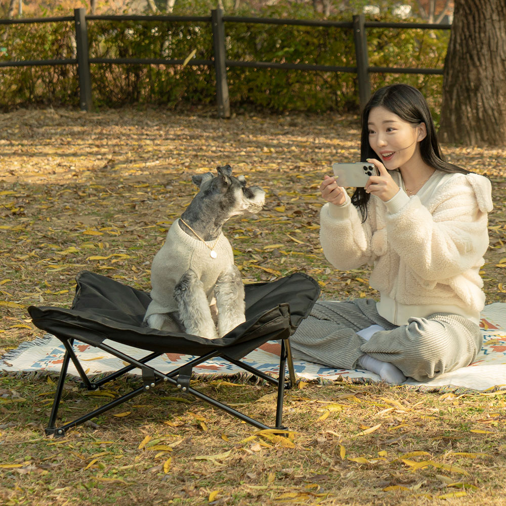 펫트리움 캠핑체어 강아지 의자 해먹 쇼파 침대 캠피체어