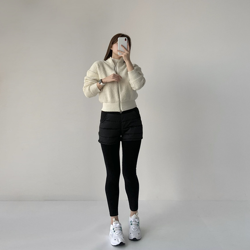 [무료배송]패딩레깅스 일체형 반바지 레깅스 패딩바지 패딩반바지 골프웨어 골린이 골프연습복 골프옷 등산 테니스 기모 레깅스 바지 상세 이미지 67