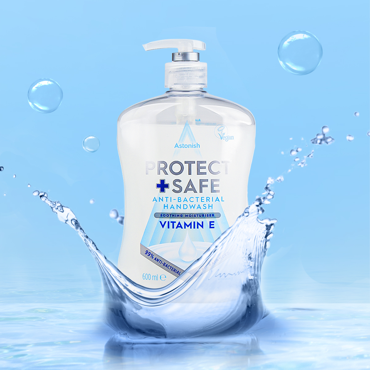 [본사] 아스토니쉬 항균99.9% 고보습 핸드워시 600ml 2개+오션 클렌징장갑 - 상세 이미지 3