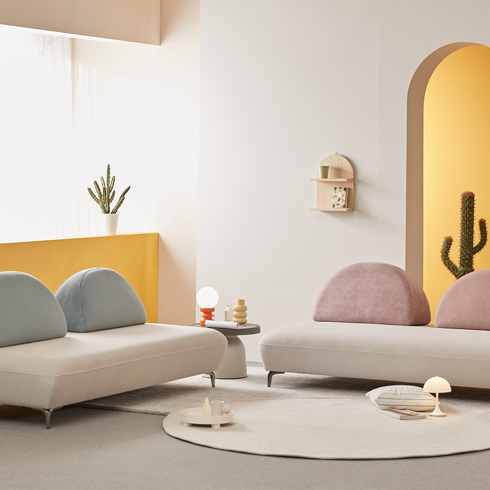 모던홈즈 트레스 모듈형 패브릭소파 3인용 이지클린 소파베드