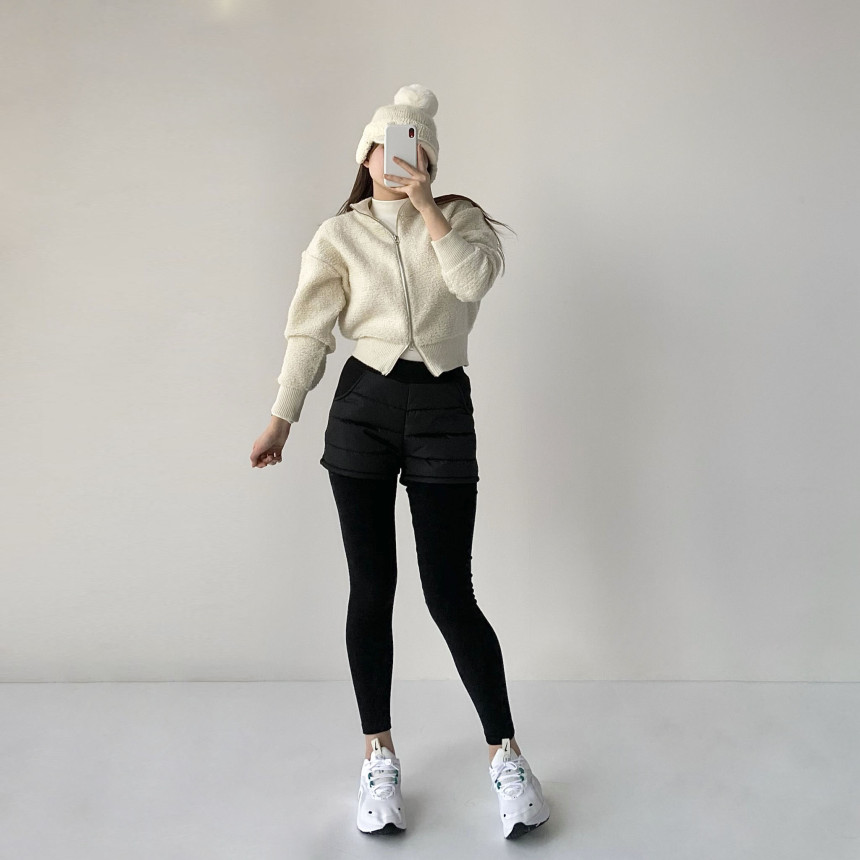 [무료배송]패딩레깅스 일체형 반바지 레깅스 패딩바지 패딩반바지 골프웨어 골린이 골프연습복 골프옷 등산 테니스 기모 레깅스 바지 상세 이미지 51