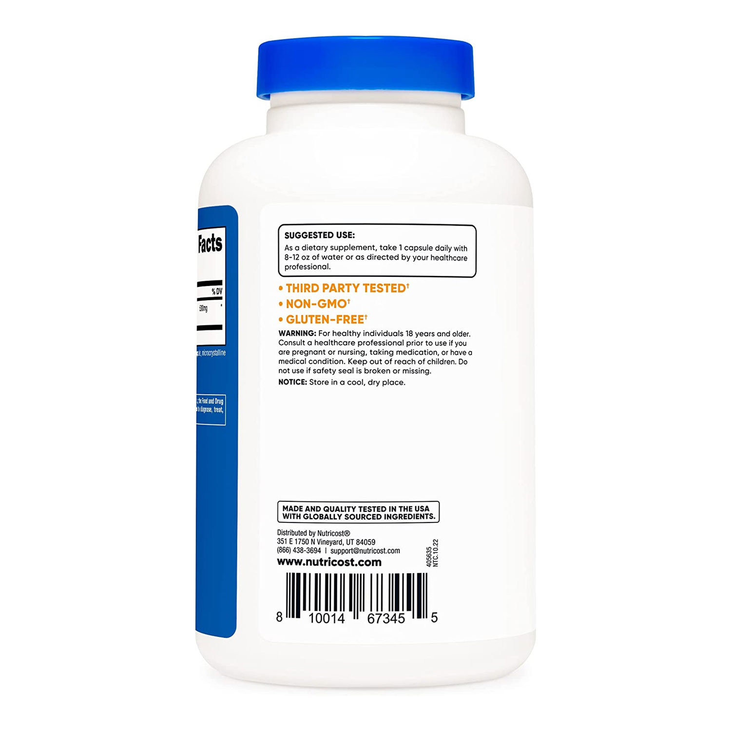뉴트리코스트 루틴 500mg 180캡슐 - 상세 이미지 3