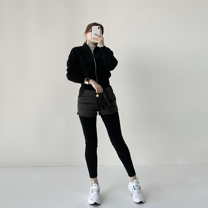 [무료배송]패딩레깅스 일체형 반바지 레깅스 패딩바지 패딩반바지 골프웨어 골린이 골프연습복 골프옷 등산 테니스 기모 레깅스 바지 상세 이미지 81