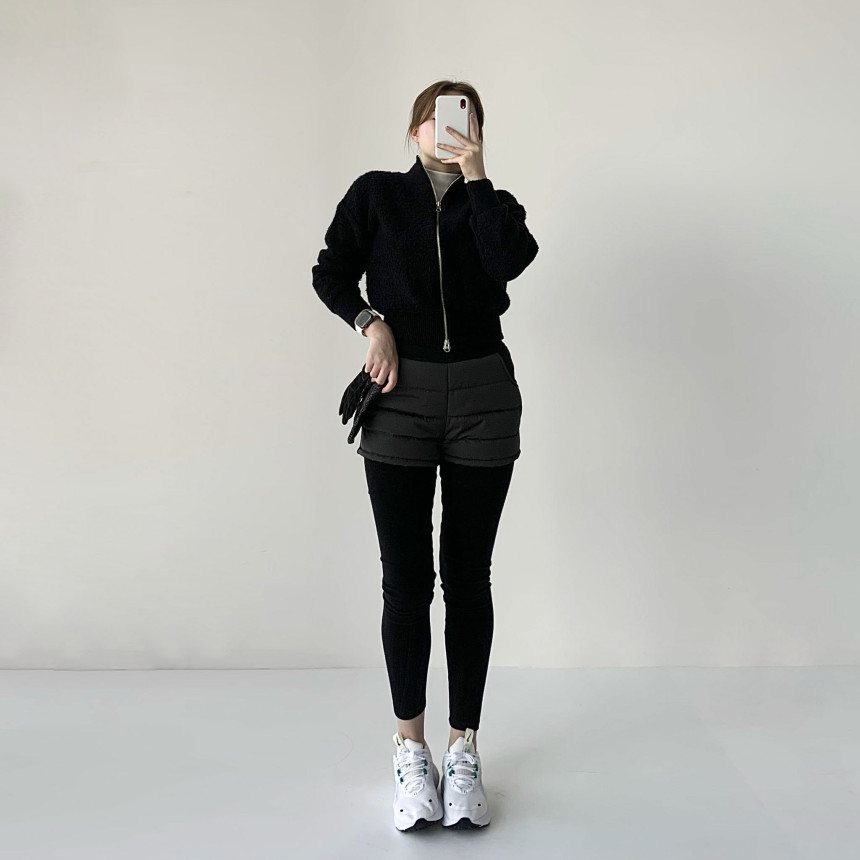 [무료배송]패딩레깅스 일체형 반바지 레깅스 패딩바지 패딩반바지 골프웨어 골린이 골프연습복 골프옷 등산 테니스 기모 레깅스 바지 상세 이미지 72