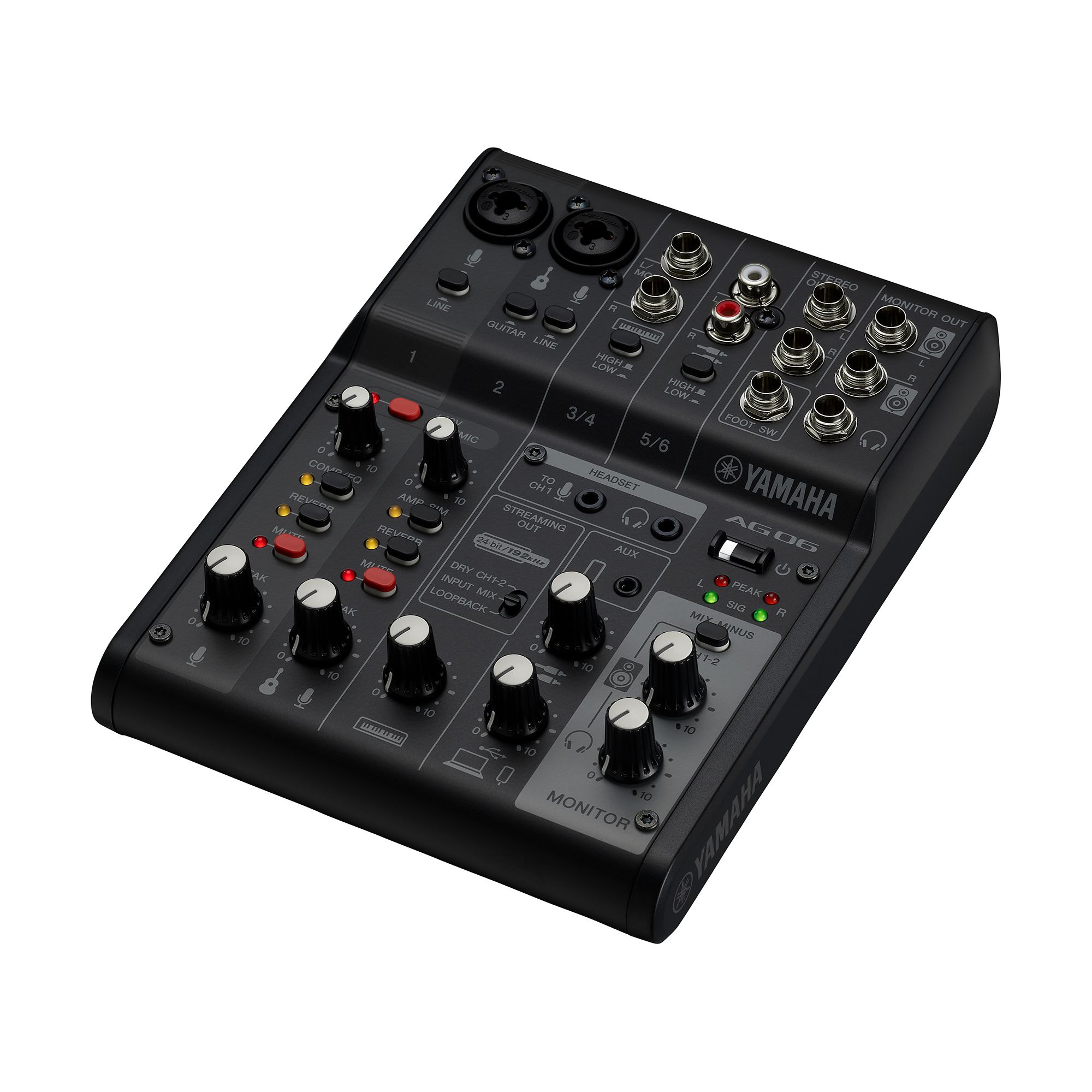 야마하 YAMAHA AG06MK2 오디오 믹서 인터페이스 USB 오인페 - 상세 이미지 4