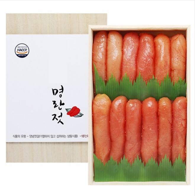 부산 명란젓 저염 분란 파지 500g 선물세트 - 메인 이미지