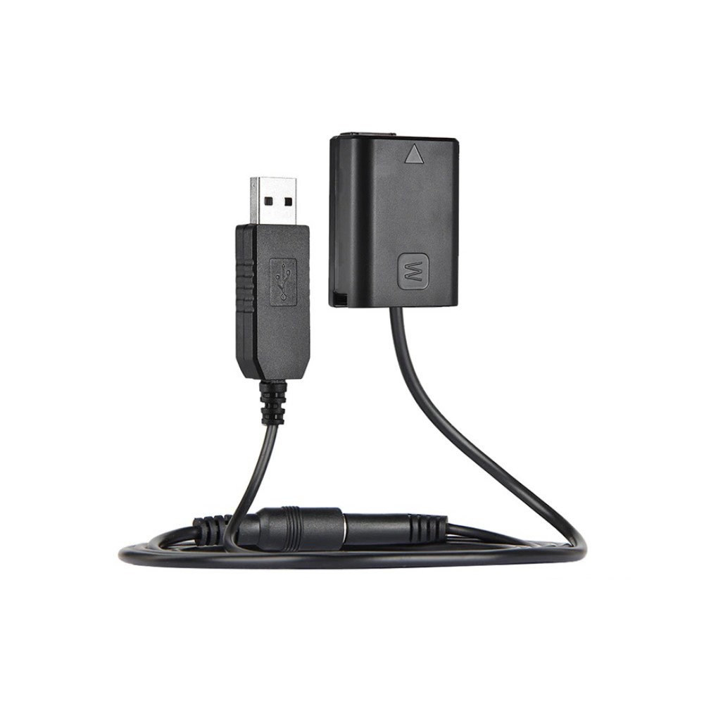 소니 미러리스 카메라 호환 무한 전원공급 NP-FW50 더미 배터리 USB 전원 - 상품 이미지
