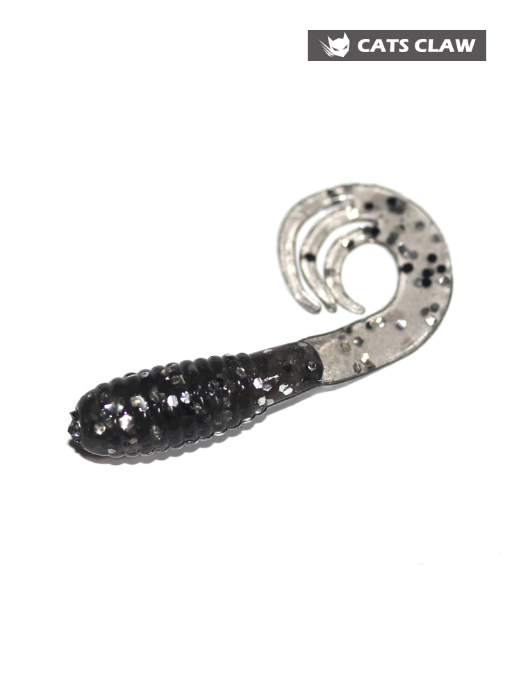 캣츠크로우 트리플 그럽웜 5cm(2.5인치) 쏘가리웜 꺽지웜 - 상품 이미지