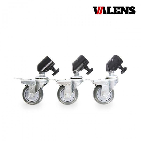 VALENS VL-036 촬영 조명 스탠드 바퀴 지름22mm 전용