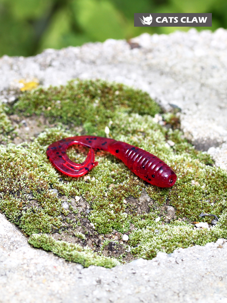 캣츠크로우 트리플 그럽웜 5cm(2.5인치) 쏘가리웜 꺽지웜 - 상세 이미지 2