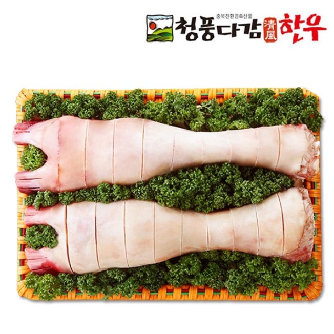 한우 소족발 한우족 소우족 축협 사골 4kg 1등급이상 우족탕 - 메인 이미지