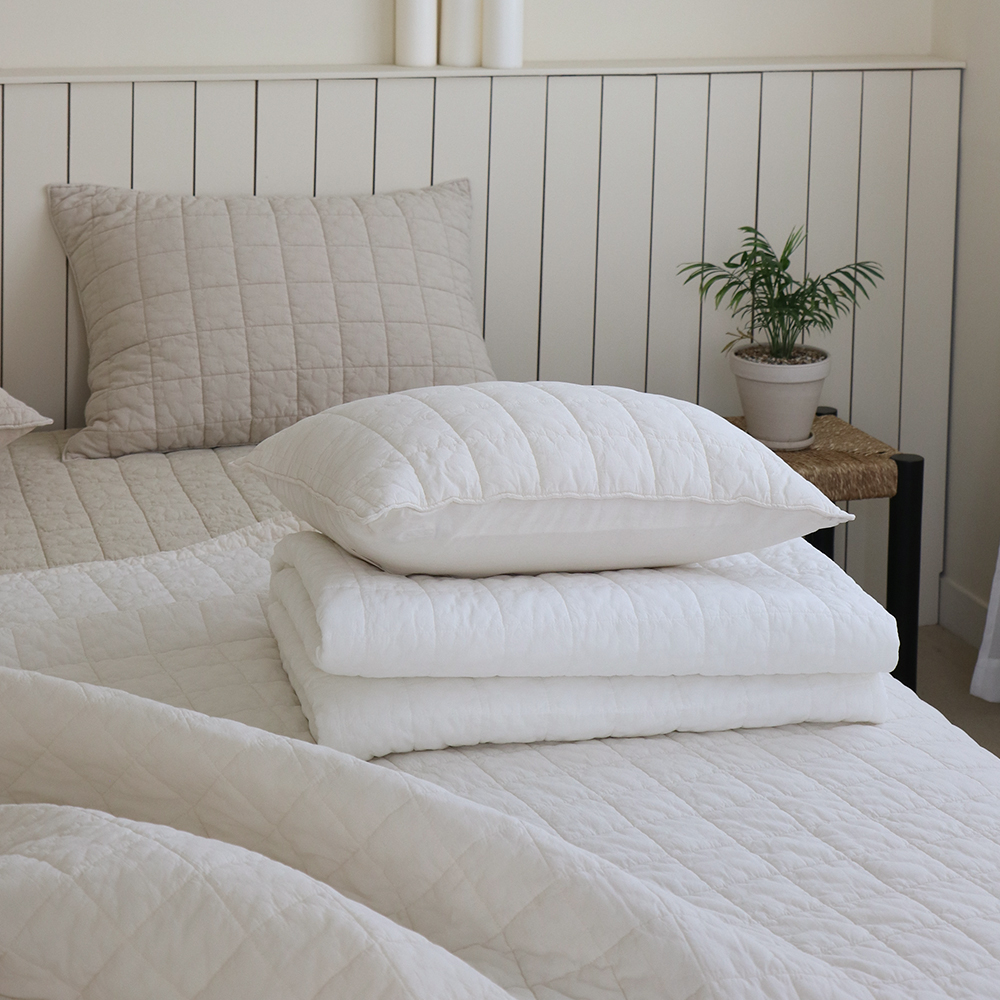 [네이버 단독] 오가닉 순면 피그먼트 패드겸이불 스프레드 SS 4060