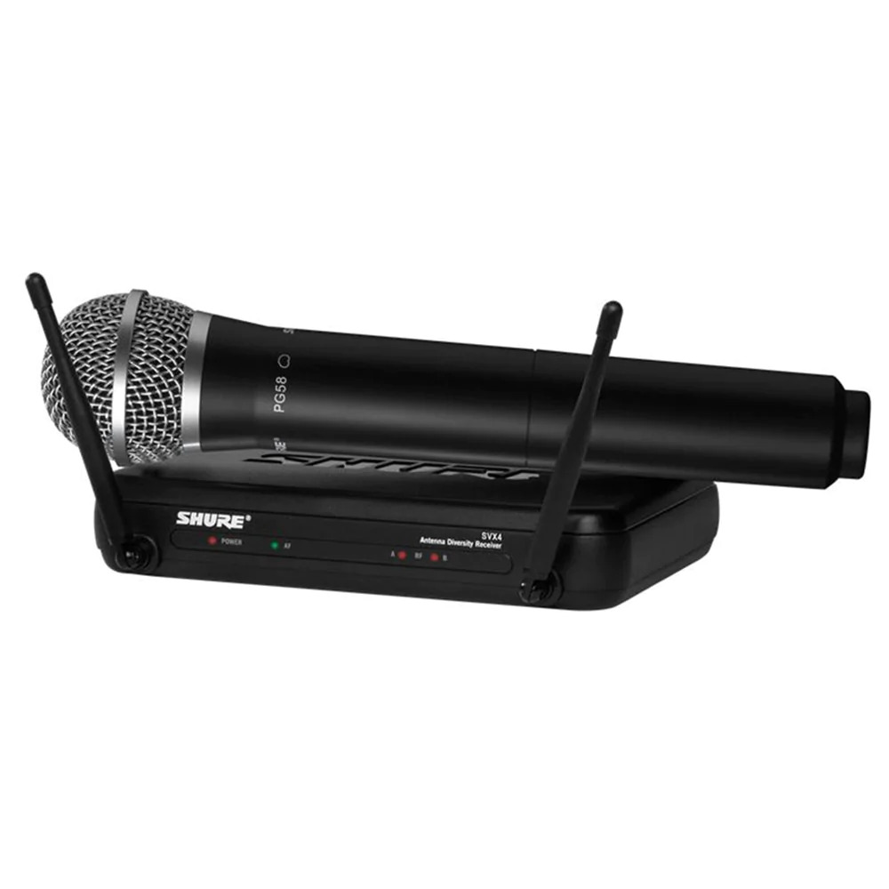 SHURE SVX24 PG58X 슈어 무선 핸드 마이크 송수신기 세트