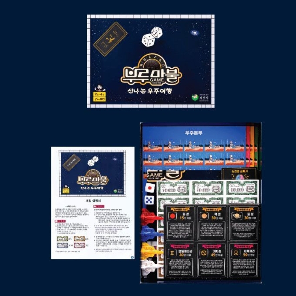 추억의 부루마블 우주여행 재미있는 초등 가족 보드게임 - 상세 이미지 2