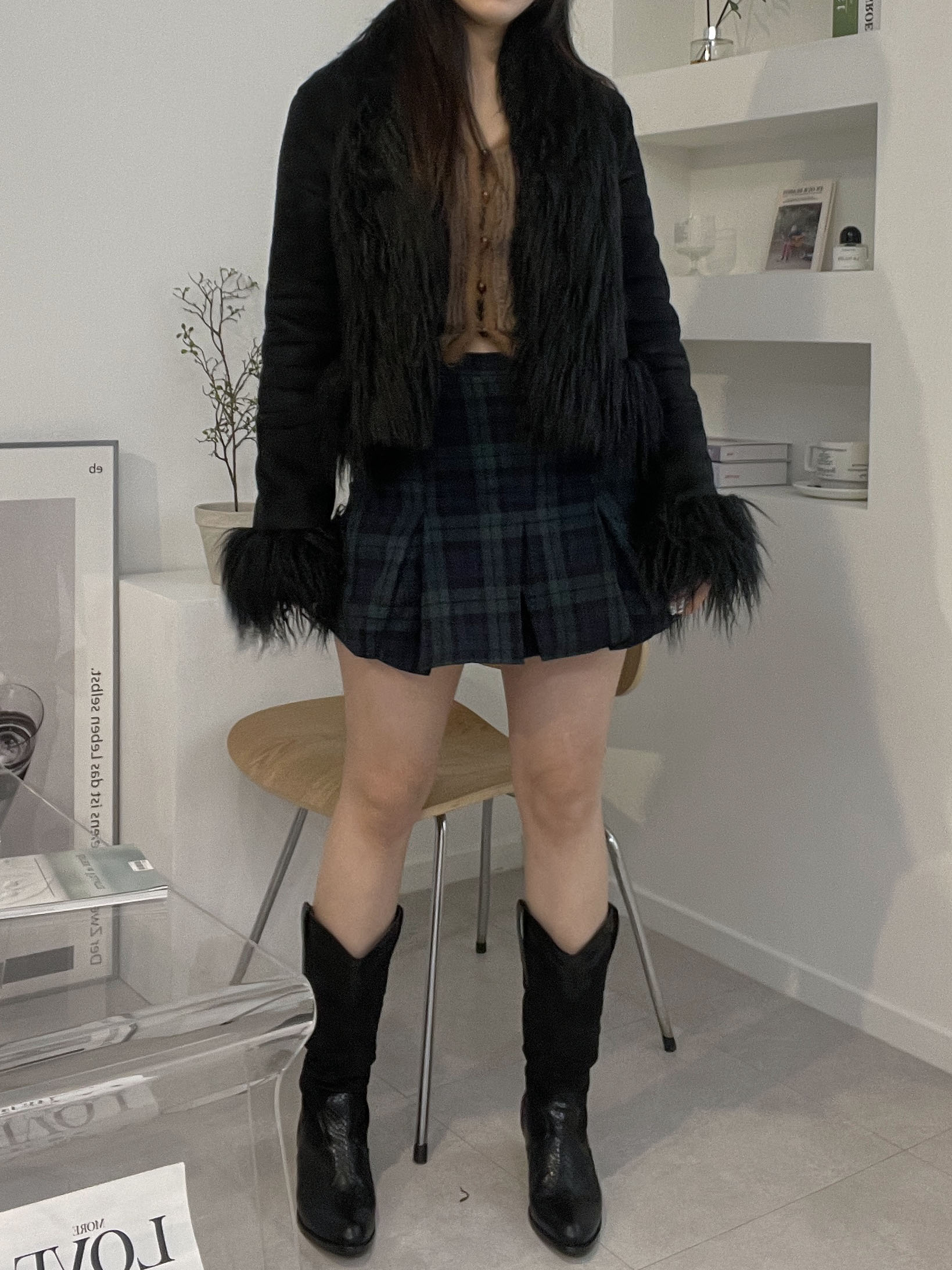 최저가[🔥주문폭주/부츠맛집🔥] *8color* 빈티지 린넨 레더 스웨이드 웨스턴 부츠 봄 여름 가을 겨울 4계절 상세 이미지 7