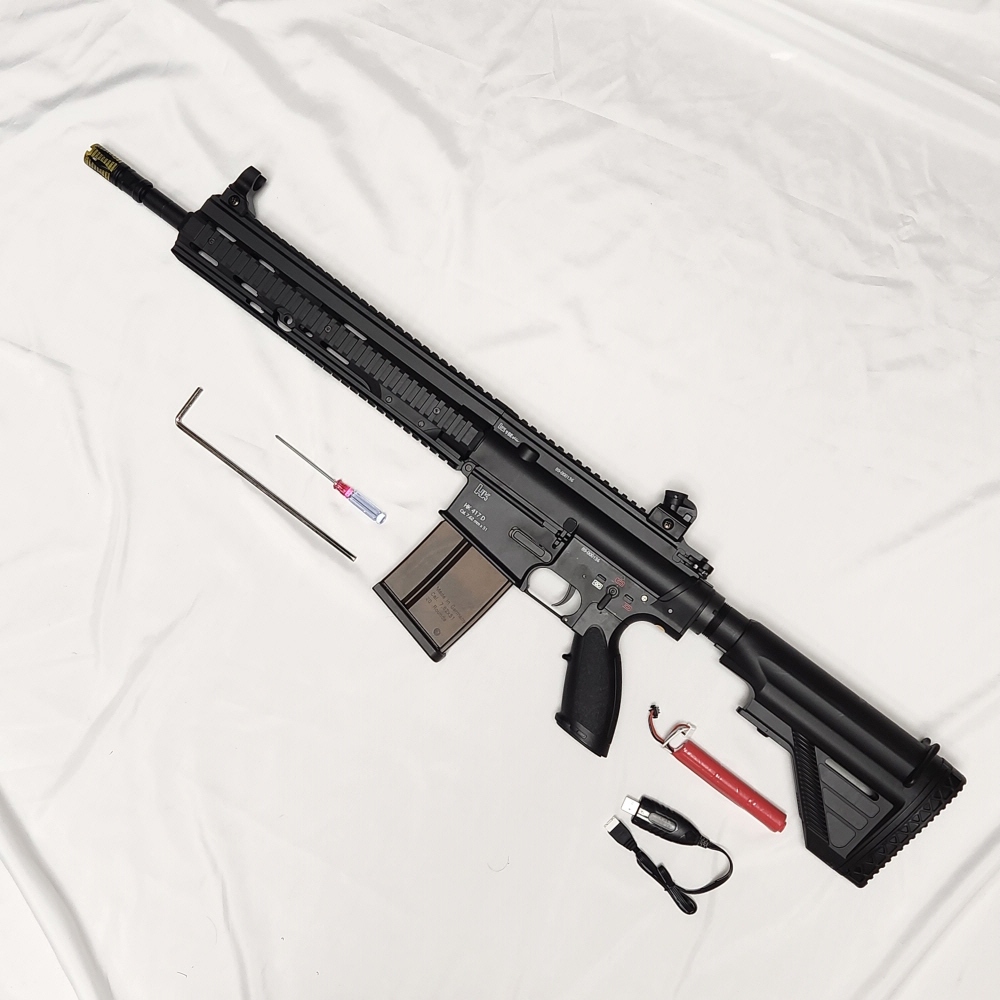 Lehui HK417D 수정탄 전동건 16인치 리콘 DMR 7.62mm - 상품 이미지