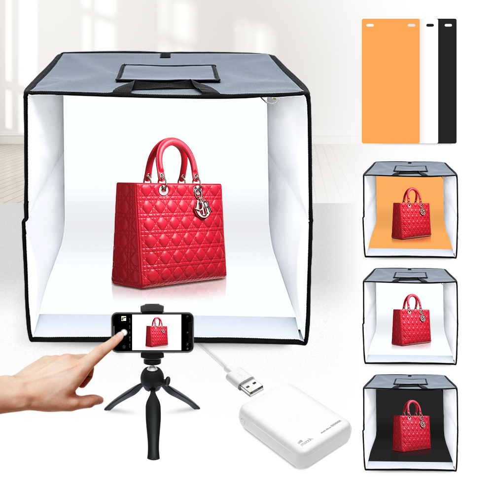 포토부스 포토박스 제품 사진 촬영 미니 스튜디오 포터블 대형 40cm