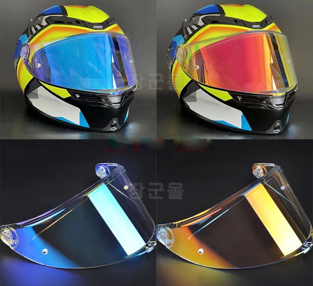 AGV K6 K6S 쉴드 호환 레보 스모그 미러 블루미러 클리어 - 상품 이미지