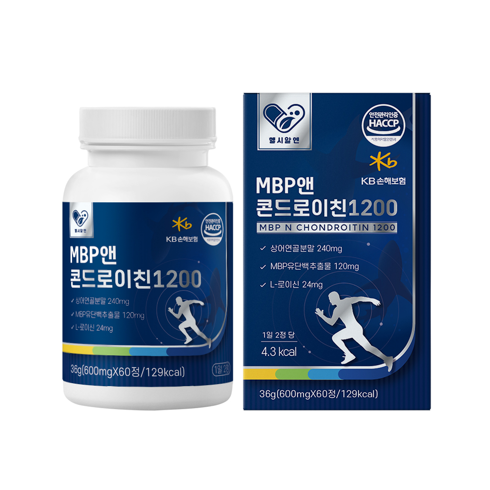 헬시알엔 엠비피 MBP 앤 콘드로이친 1200 콘도로이친 콘드로친 60정, 1개